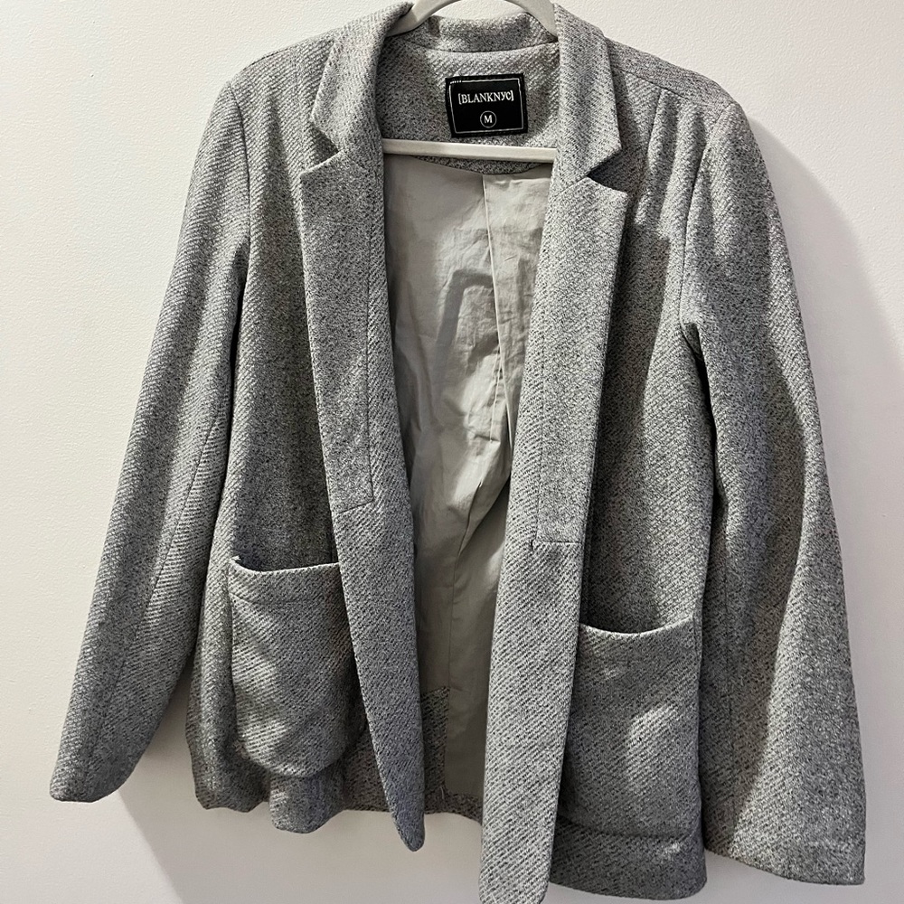 Grey blazer that can be dressed up or down